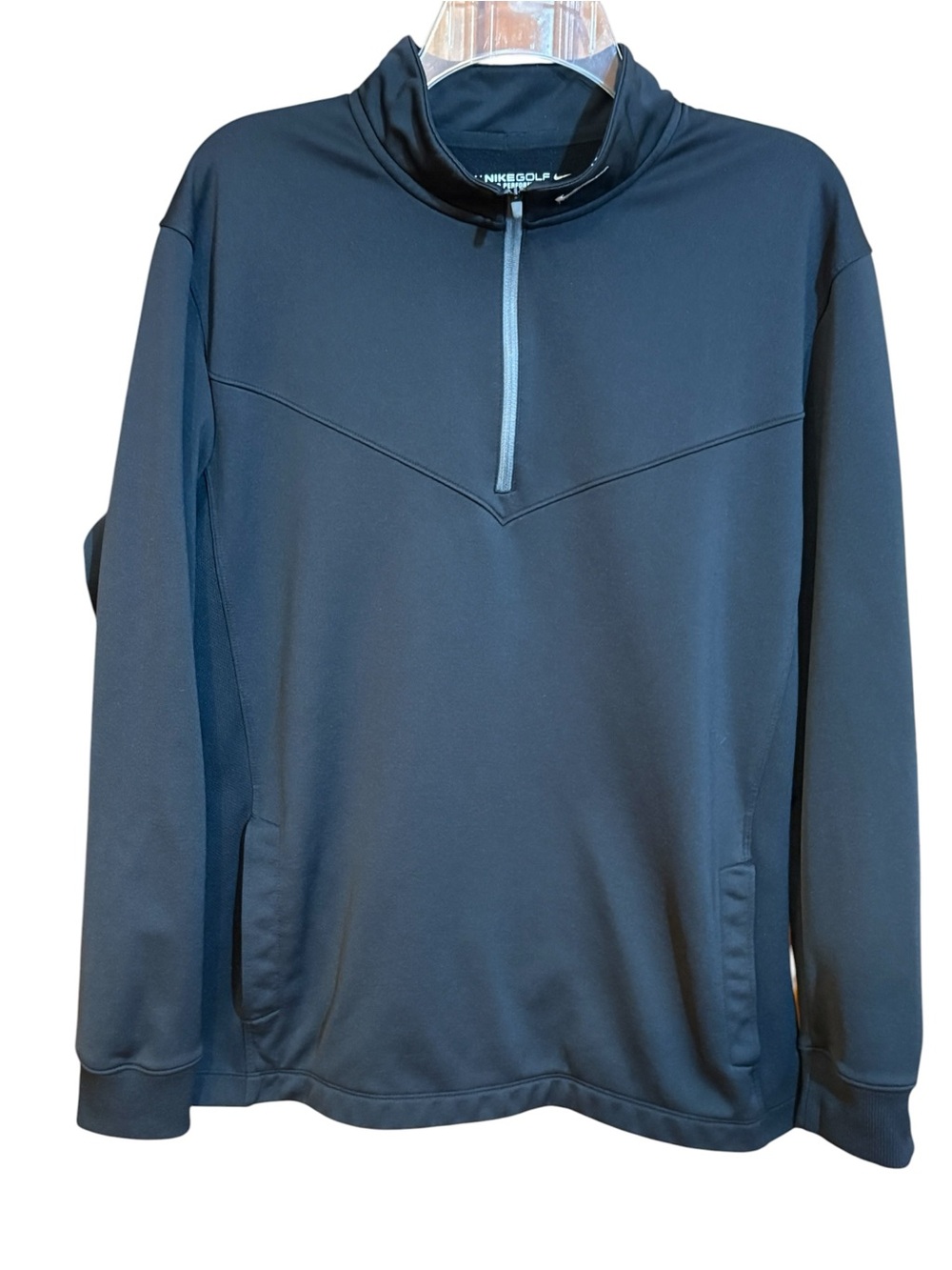 Nike Performance Therma-fit Men's Black Quarter-Zip Pullover L
